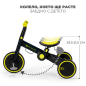 Триколка Kinderkraft 4trike 3в1, Yellow