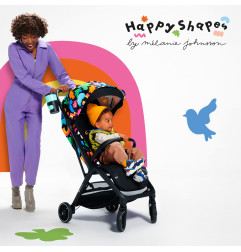 Бебешка количка KinderKraft NUBI 2, Happy Shapes