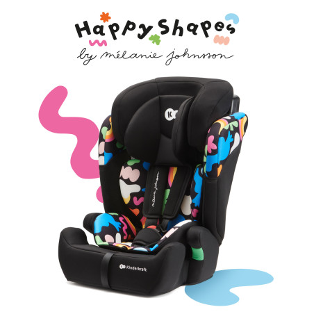 Бустерна седалка Kinderkraft Comfort up i-size, Happy Shapes