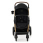 Комбинирана количка Kinderkraft MOOV 2 3в1, Pure Black