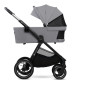 Комбинирана бебешка количка Kinderkraft NEA 2, PLATINIUM GREY