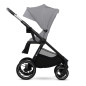 Комбинирана бебешка количка Kinderkraft NEA 2, PLATINIUM GREY