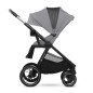 Комбинирана бебешка количка Kinderkraft NEA 2, PLATINIUM GREY