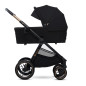 Комбинирана бебешка количка Kinderkraft NEA 2, MIDNIGHT BLACK