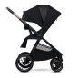 Комбинирана бебешка количка Kinderkraft NEA 2, MIDNIGHT BLACK