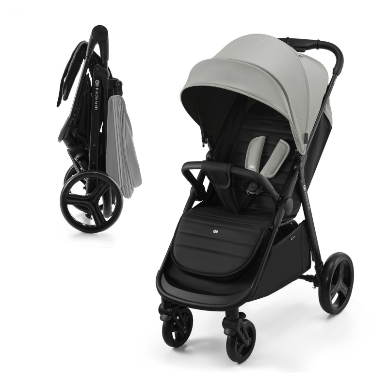 Детска количка Kinderkraft Rine, MOONLIGHT GREY