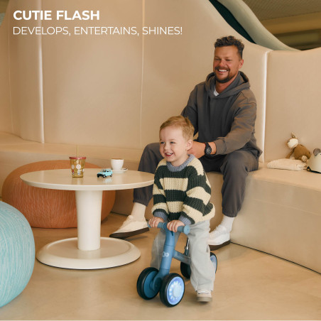 Kinderkraft CUTIE FLASH колело за баланс BLUE