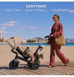 KinderKraft EASYTWIST бежова триколка KREASY00BEG0000