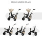 KinderKraft EASYTWIST бежова триколка KREASY00BEG0000