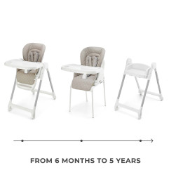 Kinderkraft TULO столче за хранене BEIGE