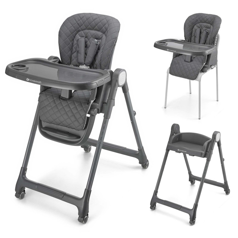 Столче за хранене Kinderkraft TULO, Grey