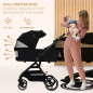 Kinderkraft YOXI бебешка количка 3в1 PURE BLACK Kinderkraft YOXI бебешка количка 3в1 PURE BLACK