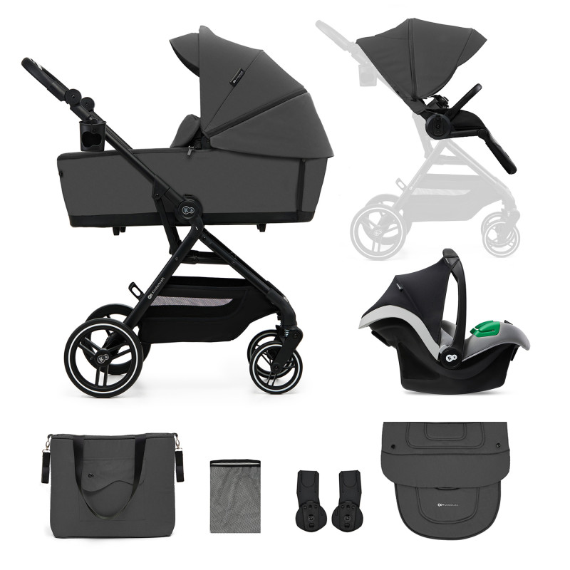 Kinderkraft YOXI бебешка количка 3в1 MOONLIGHT GREY Kinderkraft YOXI бебешка количка 3в1 MOONLIGHT GREY