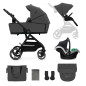 Kinderkraft YOXI бебешка количка 3в1 MOONLIGHT GREY Kinderkraft YOXI бебешка количка 3в1 MOONLIGHT GREY