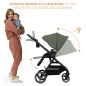Kinderkraft YOXI бебешка количка 3в1 MYSTIC GREEN Kinderkraft YOXI бебешка количка 3в1 MYSTIC GREEN