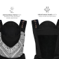 Kinderkraft HUGGY ергономична раница BIZUU lunar blaack