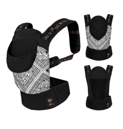 Kinderkraft HUGGY ергономична раница BIZUU lunar black
