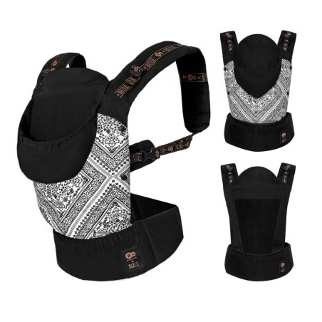 Kinderkraft HUGGY ергономична раница BIZUU lunar black