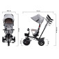 KinderKraft AVEO LIGHT GREY триколка KRAVEO00LGR0000 KinderKraft AVEO LIGHT GREY триколка KRAVEO00LGR0000