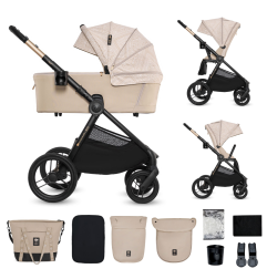 KinderKraft бебешка количка 2в1 NEA 2.0 BIZUU WHISPER DUNE