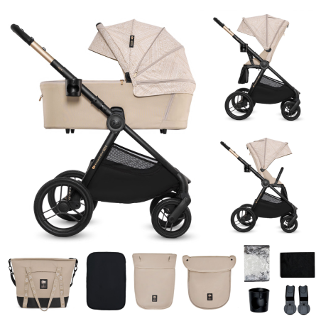 KinderKraft бебешка количка 2в1 NEA 2.0 BIZUU WHISPER DUNE