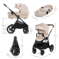KinderKraft бебешка количка 2в1 NEA 2.0 BIZUU WHISPER DUNE