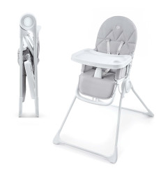Kinderkraft BINCI столче за хранене LIGHT GREY