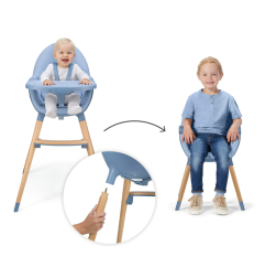 Kinderkraft FINI 2 столче за хранене NORDIC BREEZE