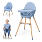 Kinderkraft FINI 2 столче за хранене NORDIC BREEZE Kinderkraft FINI 2 столче за хранене NORDIC BREEZE