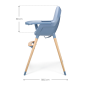 Kinderkraft FINI 2 столче за хранене NORDIC BREEZE Kinderkraft FINI 2 столче за хранене NORDIC BREEZE