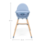 Kinderkraft FINI 2 столче за хранене NORDIC BREEZE Kinderkraft FINI 2 столче за хранене NORDIC BREEZE