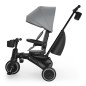 KinderKraft JAZZ 3 сгъваема триколка СИВА