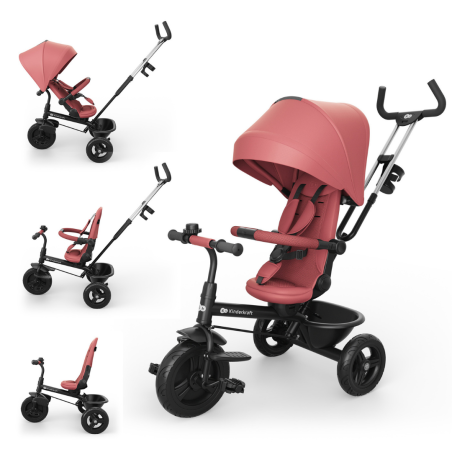 Триколка Kinderkraft ASTON 2 Plus, Pink