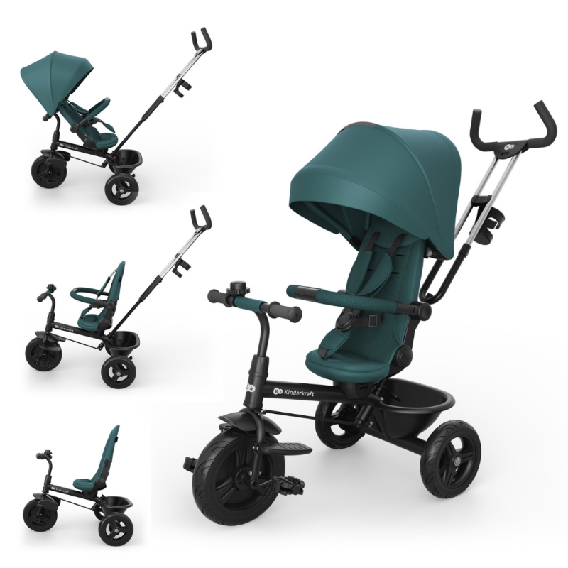 Триколка Kinderkraft ASTON 2 Plus, Green