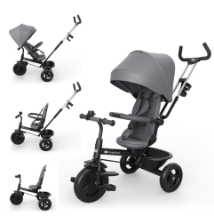 Триколка Kinderkraft ASTON 2 Plus, Grey