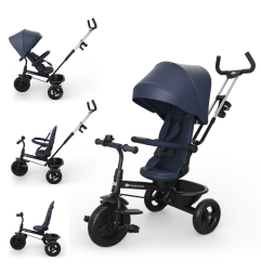 Триколка Kinderkraft ASTON 2 Plus, Navy
