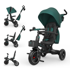Триколка сгъваема Kinderkraft Spinstep 2 Plus, Green