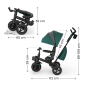 KinderKraft SPINSTEP 2 PLUS триколка ЗЕЛЕНА
