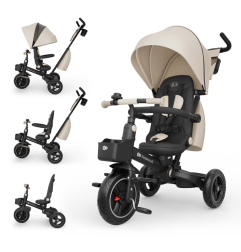 Триколка сгъваема Kinderkraft Spinstep 2 Plus, Beige