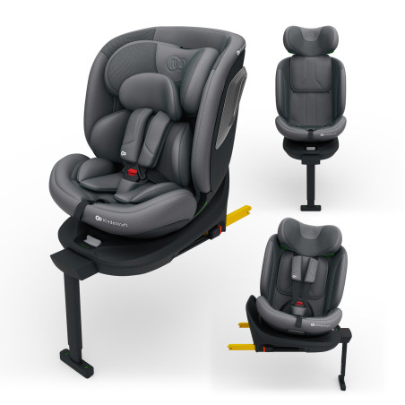 Столче за кола Kinderkraft i-360 2 Plus, Grey