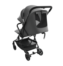 Kinderkraft NEBO бебешка количка PLATINUM GRAY