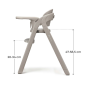 Столче за хранене Kinderkraft TINO, Beige