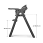 Kinderkraft TINO столче за хранене GRAY