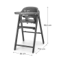 Kinderkraft TINO столче за хранене GRAY