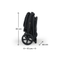 Kinderkraft NUBI 3 бебешка количка MIDNIGHT BLACK