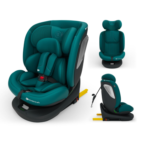 Столче за кола Kinderkraft i-Grow 2 PLUS, GREEN