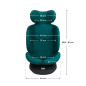 Kinderkraft I-Grow 2 PLUS столче за кола 40-150 cm GREEN