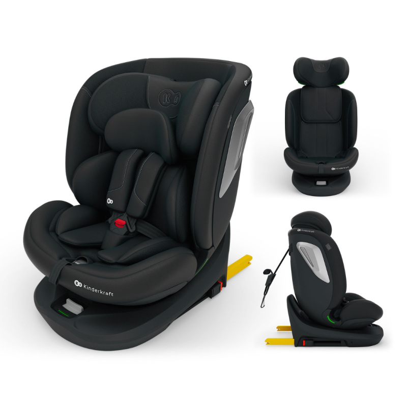 Столче за кола Kinderkraft i-Grow 2 PLUS, BLACK