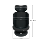 Kinderkraft I-Grow 2 PLUS столче за кола 40-150 cm BLACK