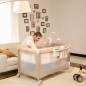 Kinderkraft LEODY UP сгъваема бебешка кошара с аксесоари GREY